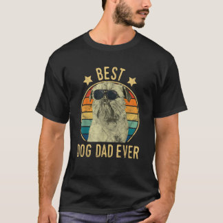 Bester Vater je Brüssel Griffon Vatertag Gi T-Shirt