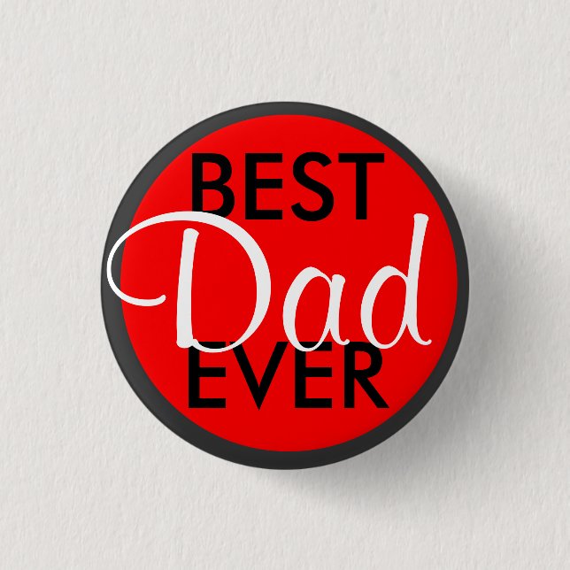 Bester Vater je Button (Vorderseite)