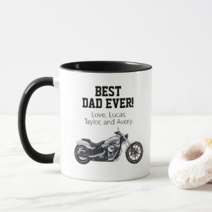 Bester Vater je Cool Motorrad Vater Bike Tasse