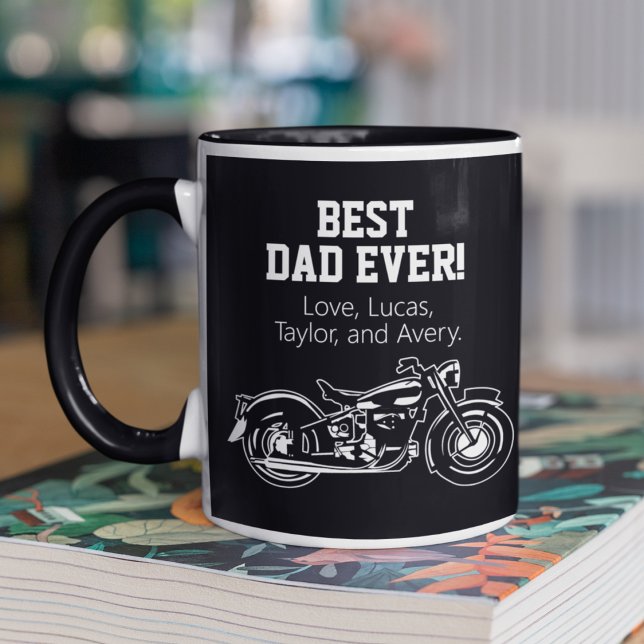Bester Vater je Cool Motorrad Vater Bike Tasse (Von Creator hochgeladen)