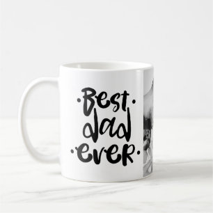 Bester Vater je Cooles Foto für schwarzes Skript Kaffeetasse