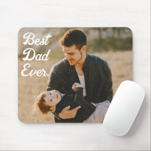 Bester Vater je Custom Foto Vatertag Geschenk Mousepad