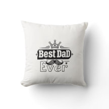 Bester Vater je dekoratives Kissen - Gemütliche Zu