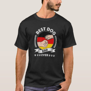 Bester Vater je deutsche Flagge T-Shirt