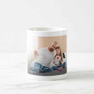 Bester Vater je einfaches benutzerdefiniertes Foto Kaffeetasse