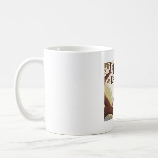 Bester Vater je - Fall Bird Nest Szene Kaffeetasse (Links)