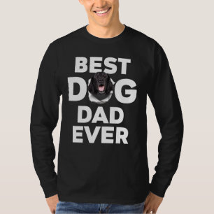 Bester Vater je flach beschichteter Retriever T-Shirt