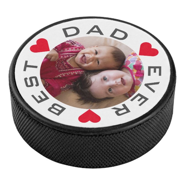 Bester Vater je Foto Eishockey Puck (3/4)