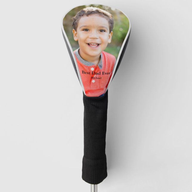 Bester Vater je Foto Golf Headcover (Vorderseite)