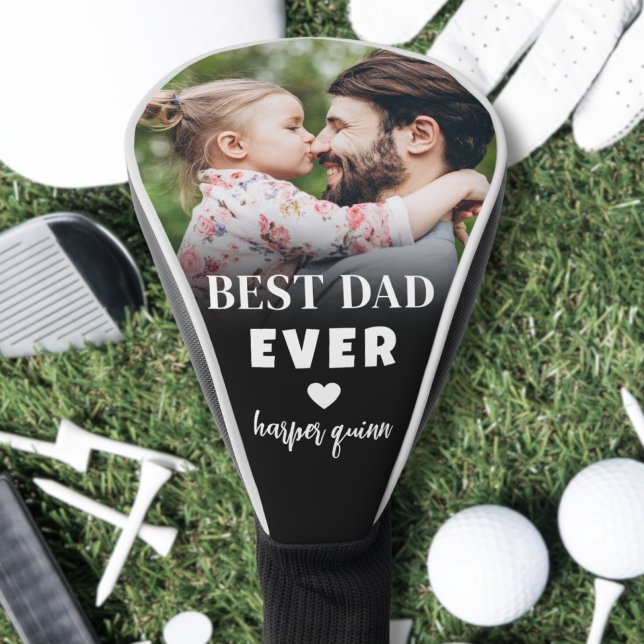 Bester Vater je Foto Golf Headcover (Best Dad Ever Photo Golf Head Cover)