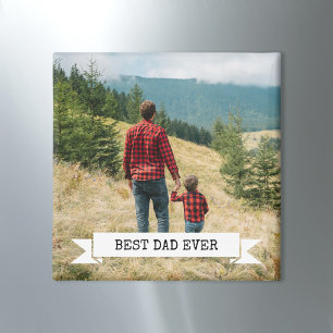 Bester Vater je Foto Magnet