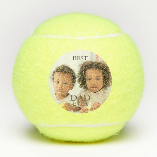 Bester Vater je Foto Tennisbälle (Vorderseite)