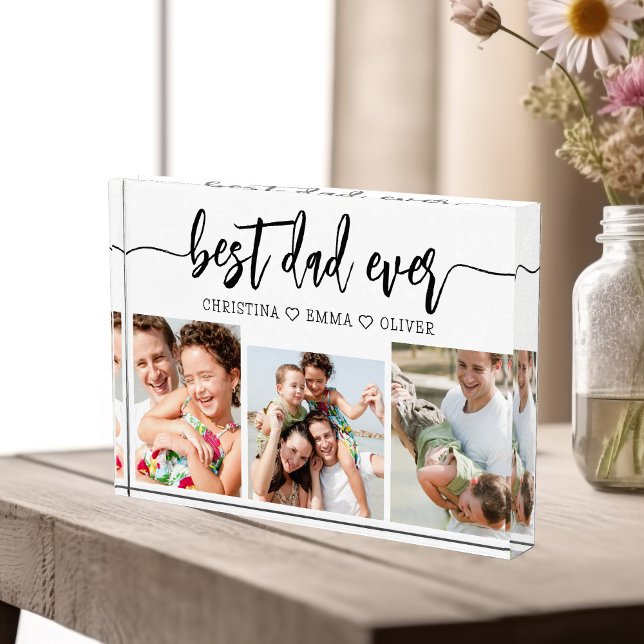 Bester Vater je - FotoCollage des Vaters Fotoblock (Von Creator hochgeladen)