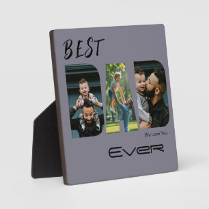 Bester Vater je FotoCollage Fotoplatte