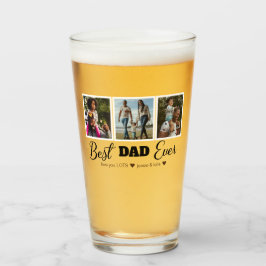 Bester Vater je FotoCollage  Glas