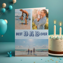 Bester Vater je Fotomaterial Beste Vater-Karte