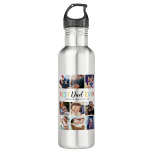 Bester Vater je Fotomaterial Edelstahlflasche