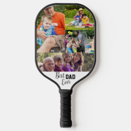 Bester VATER je Fotoplatte Pickleball Paddel Schläger