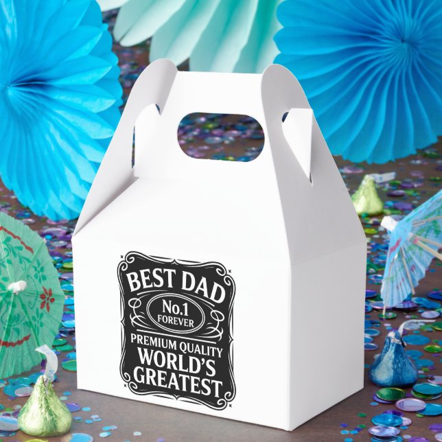 Bester Vater je Geschenkschachtel (Party)