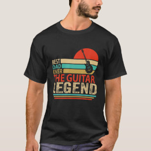 Bester Vater je Gitarre Legend Gitarrist Mens Vath T-Shirt