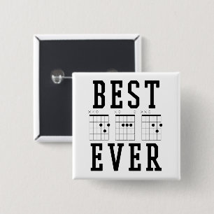Bester Vater je Gitarrenakkorde Geschenk des Vat Button