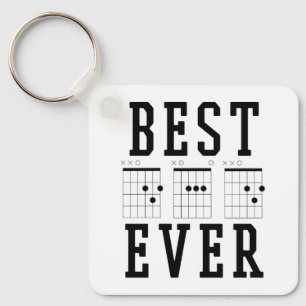 Bester Vater je Gitarrenakkorde Geschenk des Vat Schlüsselanhänger