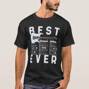 Bester Vater je Gitarrist Men Rock Musical Instrum T-Shirt