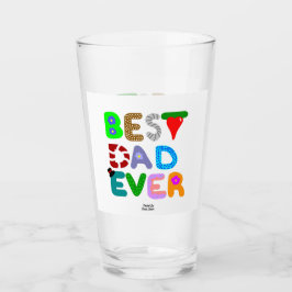 Bester Vater je Glas Tumbler