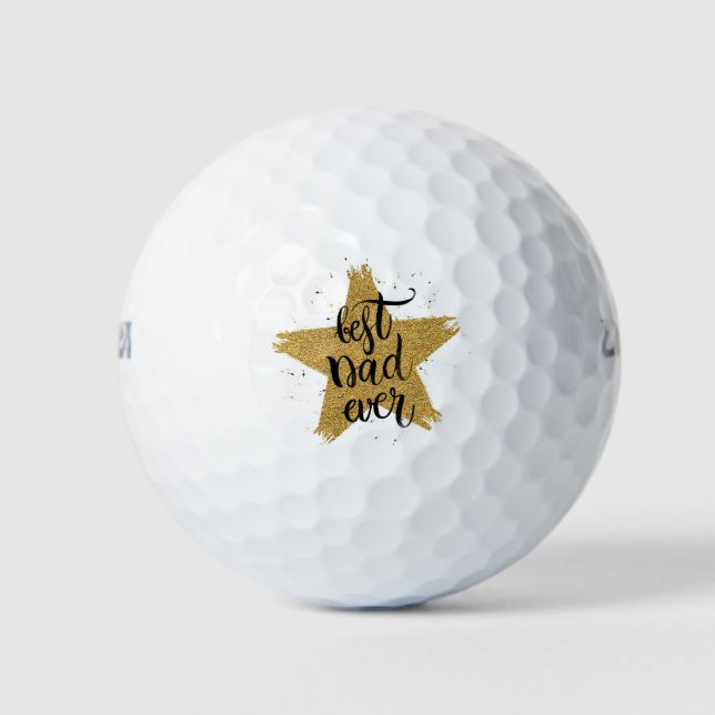 Bester Vater je Golfball (Vorderseite)