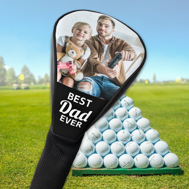 Bester VATER je - Golfer - Personalisiertes Foto Golf Headcover (Von Creator hochgeladen)