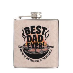 Bester Vater je GRILLEN Design - King of the Grill Flachmann