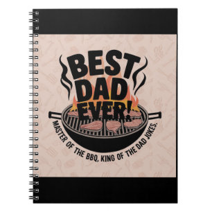 Bester Vater je GRILLEN Design - King of the Grill Notizblock