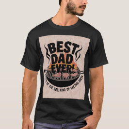 Bester Vater je GRILLEN Design - King of the Grill T-Shirt