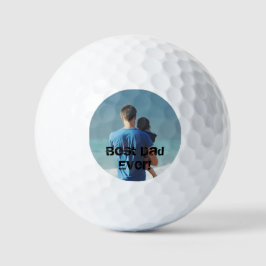 Bester Vater je Grunge Foto Golfball