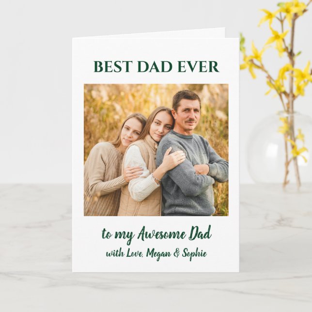 Bester VATER je | HAPPY BIRTHDAY Card Karte (Gelbe Blume)