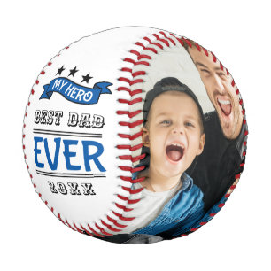 Bester Vater je Herd Thin Blue Line Flag Foto Baseball
