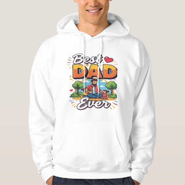 Bester Vater je Hoodie (Vorderseite)