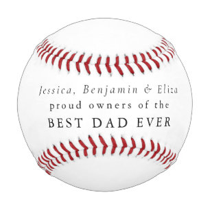 Bester Vater je Individuelle Name Typografie Baseball