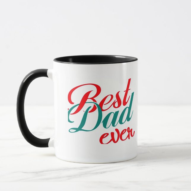 Bester Vater je Kaffee Tasse (Links)