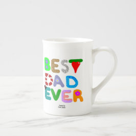 Bester Vater je Knochen China Tasse