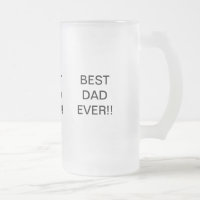 Bester Vater je Mattierte Glass-Tasse