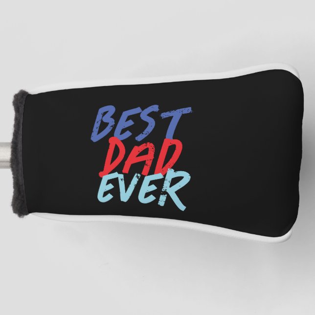 Bester Vater je Minimalistisch Cool Beruflich Golf Headcover (Vorderseite)