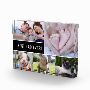 Bester Vater je Moderne Fotosammlung Fotoblock