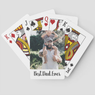 Bester Vater je Moderne Fotosammlung Spielkarten