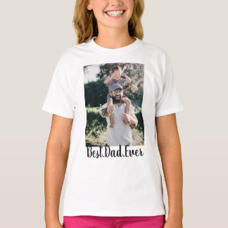 Bester Vater je Moderne Fotosammlung T-Shirt