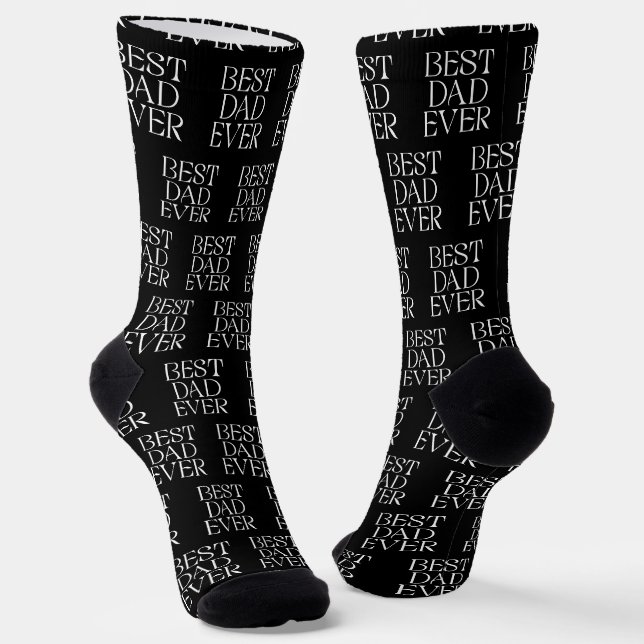 Bester Vater je Moderner Vatertag Socken (Gewinkelt)