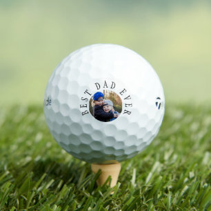 Bester Vater je Monogramm Kind Foto TP 5 Golfball