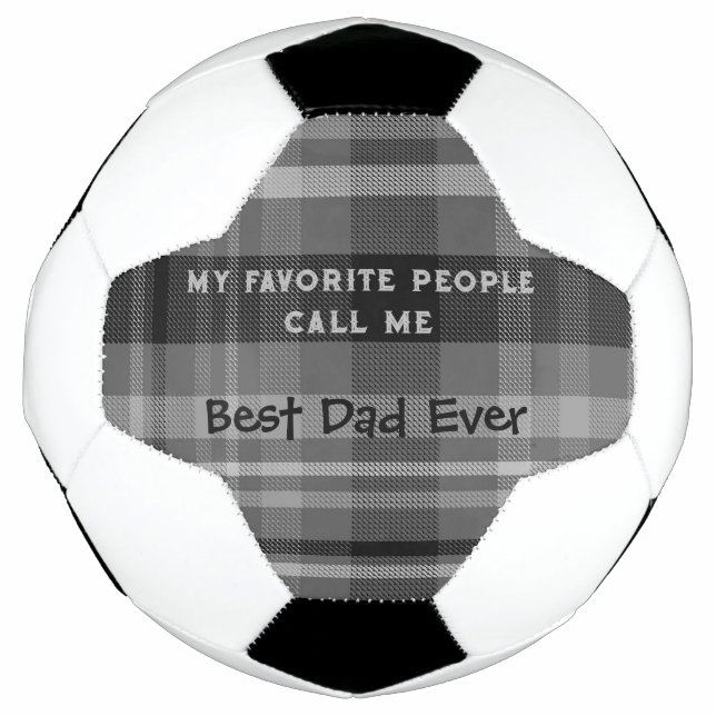 Bester Vater je nach Kundenwunsch Fußball (Vorderseite)