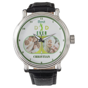 Bester Vater je Niedlich Modernes Foto Familienvat Armbanduhr