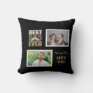 Bester Vater je NIEDLICH Schachbrettmuster Kissen